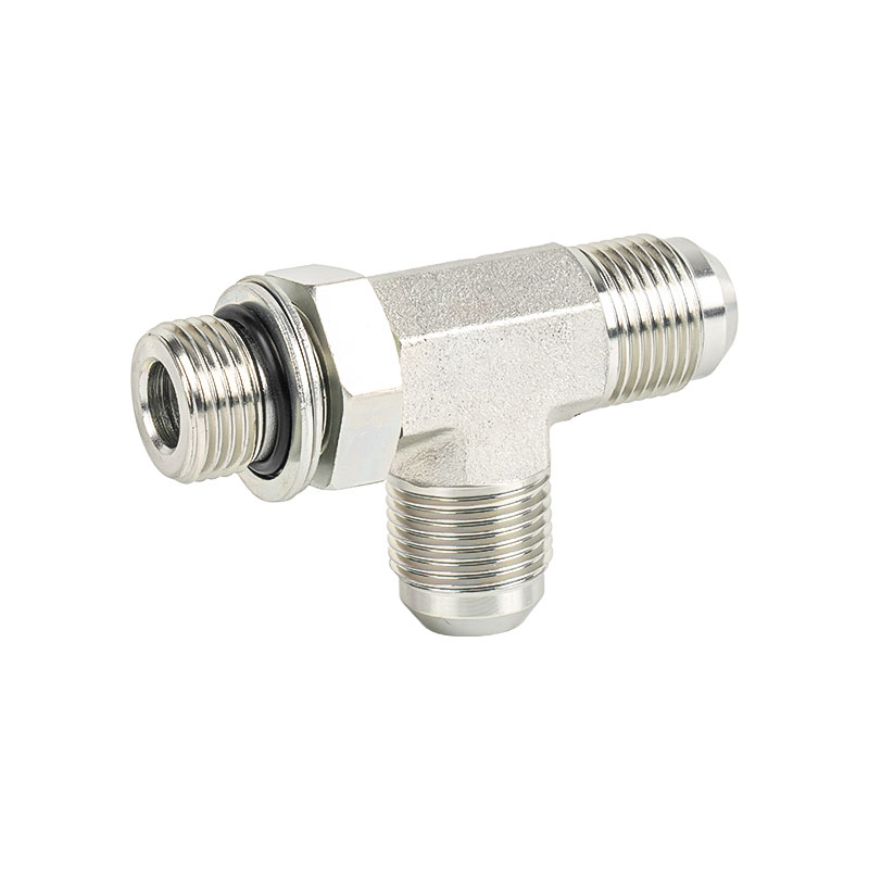 How do hydraulic adapter JIC fittings ensure a tight and leak-tight connection?